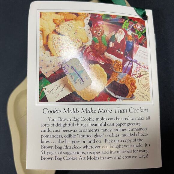 Brown Bag Cookie Art Christmas Stocking Mold NWT - Picture 6 of 6